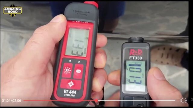 Автомобильный измеритель толщины краски R & D ET330 + ZN, портативный измеритель толщины смотреть онлайн