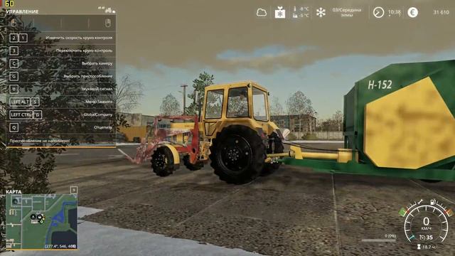 Farming Simulator 19 : Рассвет 56  Зима