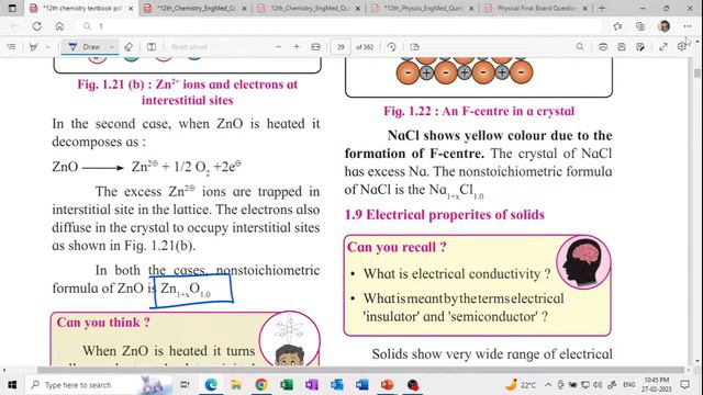 Chemistry Final Revision IMP Questions 12th HSC Board Exam 2023