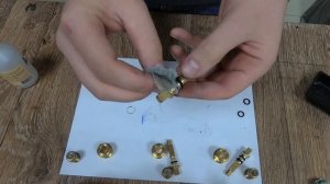 Разборка, чистка и ремонт вентиля баллона высокого давления 300 атм