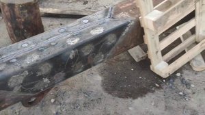 ремонт стрелы сф-65с день второй.