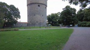 City walks series -  Tallinn, Estonia (Evening summer walk. City centre. Old Town)