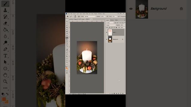 Как зажечь свечу в Фотошопе #фотошоп #editingtutorial #retouching #эффекты #tutorial