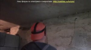 Как делать разметку под клипсы для гофры.