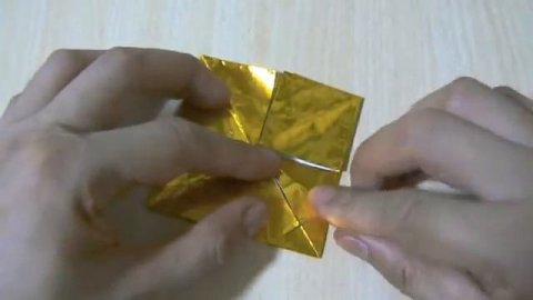 Как сделать золотую медаль. Оригами. Искусство складной бумаги.