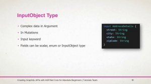 Enums and InputObject type | Part - 14 | GraphQL APIs with ASP.Net Core for Absolute Beginners