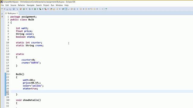 Core Java Online Training Session 63 | Java Tutorial in Hindi | Java Tutorial For Beginners