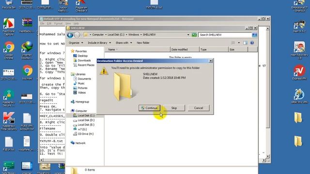 how to Set Notepad Default UTF8 (UNICODE) encoding Windows 7 ,8 And Windows10
