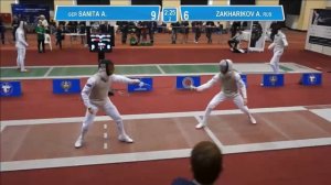 T64. ZAKHARIKOV Anton (RUS) - SANITA Andre (GER). Foil men individual.