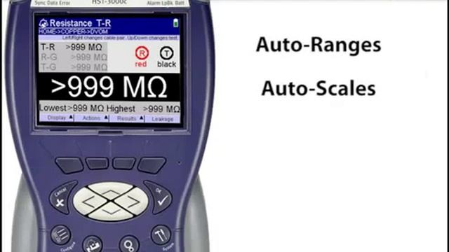 JDSU HST 3000 - Resistance Testing смотреть онлайн