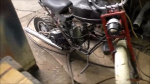 Самодельный Байк из скутера.  Открытие мото сезона.