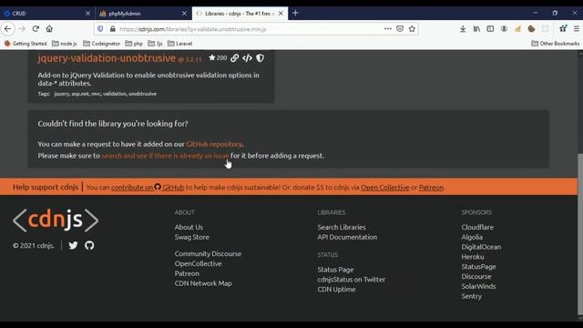 Codeigniter CRUD Application JQuery Valdiation For Input Fields