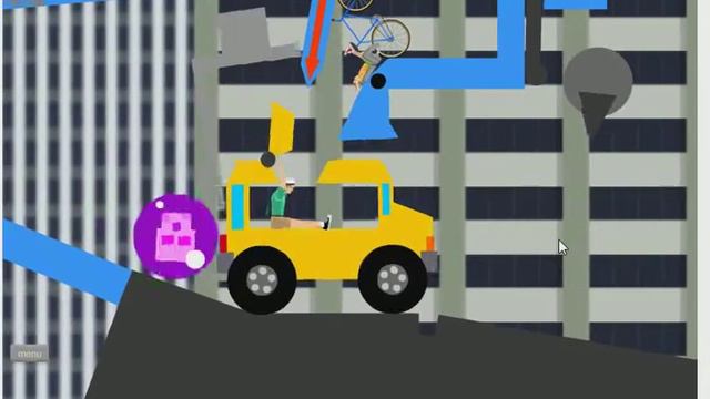 моя 1 игра в happy wheels (веселые колеса)