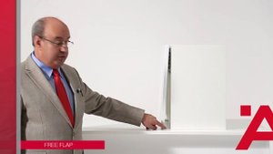 Hafele. Монтаж подъемного механизма Free flap