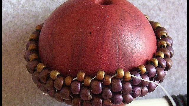 Peyote Beaded Bead - Beadwork