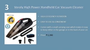 5 Best Car Vacuum Cleaners Available in India