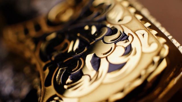 Элитный складной нож ручной работы в золоте 999 пробы от производителя «Элитные Подарки»