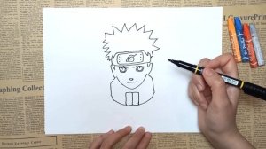 How to draw Naruto step by step | Как нарисовать Наруто поэтапно