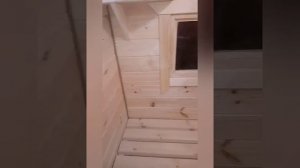 Баня квадро 6 метров 3 секции с душевой кабиной