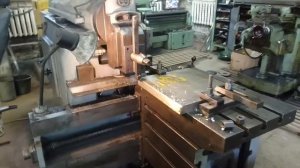 Работа строгального станка по Д16