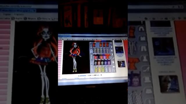 Игра монстер хай одевалка скелитты смотреть онлайн