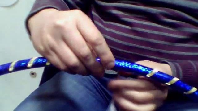 Как обмотать гимнастический обруч. Способ №1.
