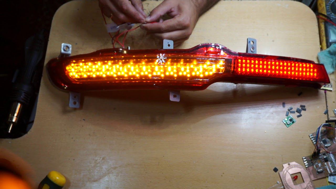 Kia Sportage Задние фонари в бампер корейские смотреть онлайн