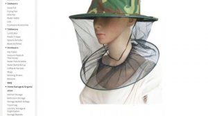 Шляпа пчеловода камуфляжные сетки  москитная сетка