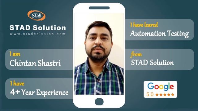 Selenium Automation Testing Training | Selenium with Java | Review| Ahmedabad - Pune | STAD Solutio