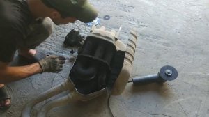 Ремонт глушителя w140 s420