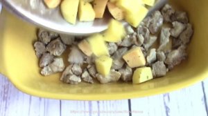 Запеканка с мясом и картофелем. Свинина с картофелем и брюквой