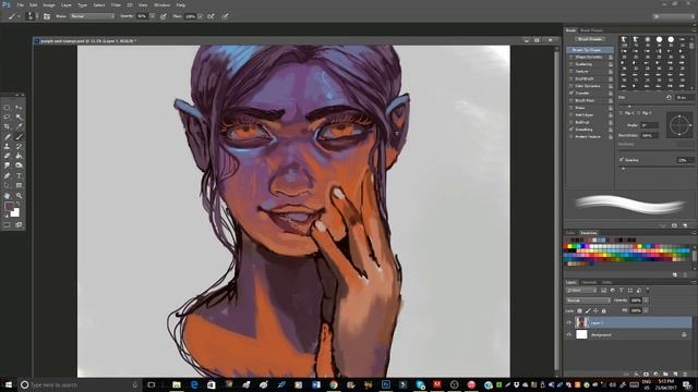 Cynosure- Speedpaint Photoshop смотреть онлайн