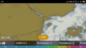 прогноз облачности и осадков с 29 сентября по 5 октября 2021 от windy.com