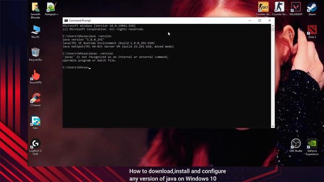 How to install java(any version) in windows 10 - Marathi(मराठी)