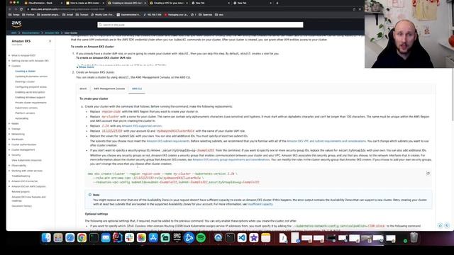How to create an EKS cluster on AWS - Cloud Formation смотреть онлайн