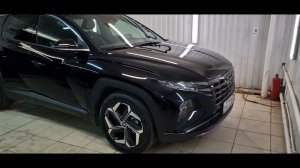 Hyundai Tucson - забронировали кузов полиуретановой плёнкой