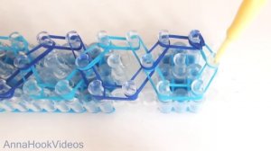 ~ Браслет из резинок ВОЛНА ~ Как плести браслеты из резинок на станке Rainbow loom
