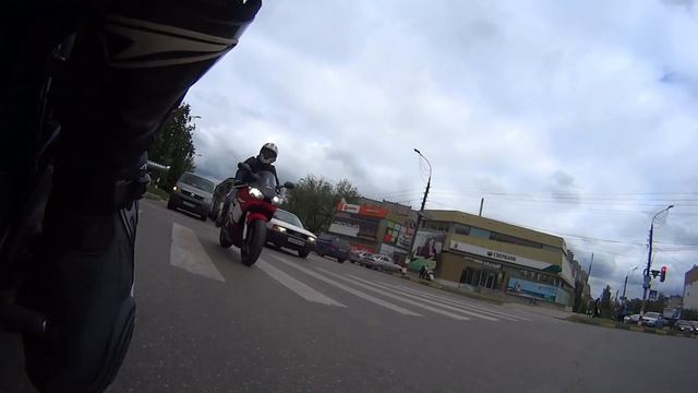 [# K man ] - CB 400 и R6 выехали.. смотреть онлайн