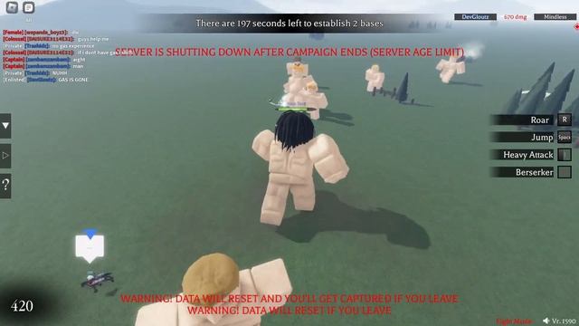 Stage 5 - ATTACK TITAN GAMEPLAY - AOT:FW - Roblox смотреть онлайн