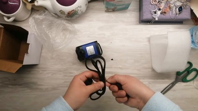 Распаковка с Алиэкспресс Часть 4, насос для дачного фонтана/аквариума/пруда
