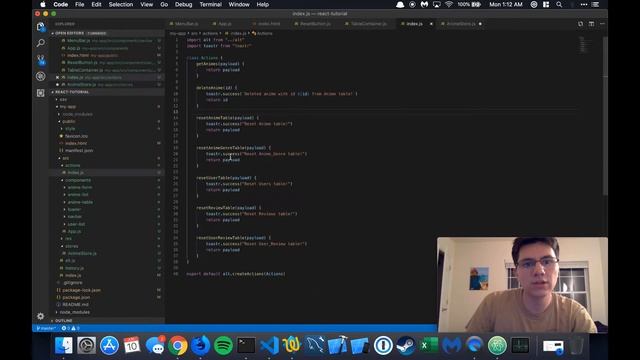 Anime App React Tutorial - FontAwesome and Express (Step 9) смотреть онлайн