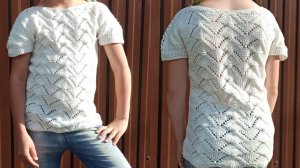 Как связать тунику для девочки// подробное объяснение по вязанию