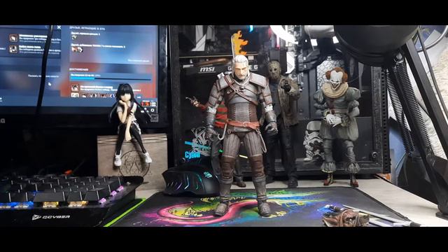 Обзор фигурки Геральта — McFarlane Toys The Witcher Geralt Figure Review смотреть онлайн