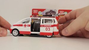 Машинки корейских марок автомобилей Технопарк и Welly. Полицейская машина, скорая помощь и другие.