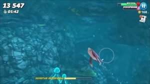 🌍Hungry Shark World Обзор на (🦈Рифовая Акула🦈)🌎