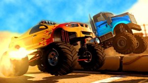 МАШИНЫ МОНСТРЫ Игровое видео про машинки, гонки на машинах MMX Hill Climb