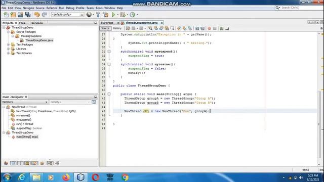 Java the complete Reference Ninth Edition (Chapter 17) Example (17) Thread Group смотреть онлайн