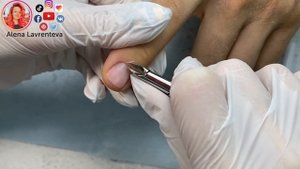 МУЖСКОЙ ФРЕНЧ маникюр ? Коррекция мужского маникюра с покрытием гель лак