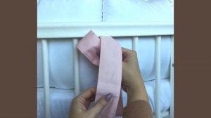 Как красиво, ровно, правильно завязать бант на бортиках