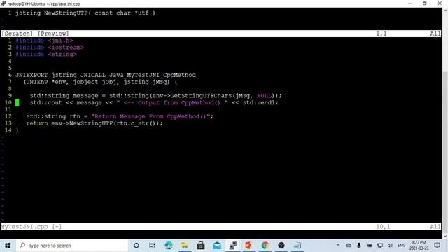 C++ Programming on Linux - Build Integrated Java and CPP project using Java Native Interface